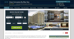 Desktop Screenshot of granhotelcervantes-torremolinos.com